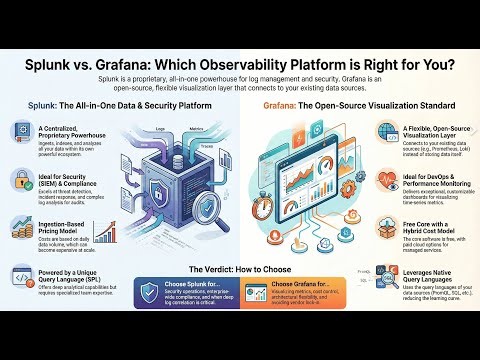 Splunk vs Grafana: Choosing Your Observability Stack (Cost, SIEM, & Visualization Comparison 2026)