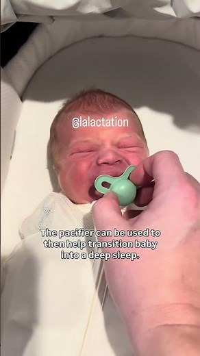Using a pacifier to help baby sleep