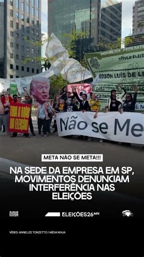 🔥"Meta, stay out of this!": Movements march on Faria Lima to denounce restrictions during the ele...