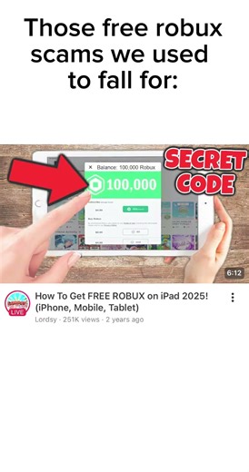 POV those free robux scams we used to fall for #roblox #memes