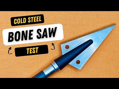 COLD STEEL CHEAP SHOT "BONE SAW" Broadhead Test