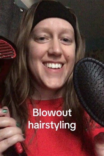 Blowout Hairstyle Tutorial with ASMR