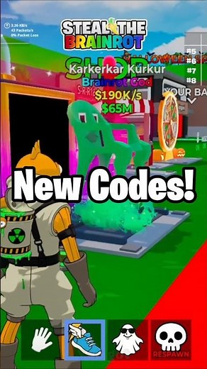 All *New* Best Secret Codes In Fortnite Steal The Brainrot!