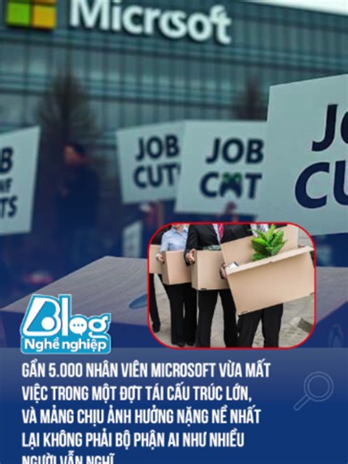 Không phải sa thải để thay thế bằng AI như đồn đoán, Microsoft khẳng định lý do thực sự đằng sau đợt cắt giảm #btsmedia #blogtamsu #nghenghiep #trending #tintuc #kinhte #xahoi #TikTokNews #TinTucMoi #KinhDoanh #video #doisong #cuocsong #xuhuong #khoanhkhac #doanhnghiep #microsoft #layoffs