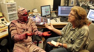 Producer Dean Metcalf meets with Java of Here Come the Mummies before the show to see what songs they'll be playing, but Dean soon remembers that communicating with the Mummies can be tough. See all of our Mummy videos, including two new songs, at http://bobandtom.com. | The Bob & Tom Show