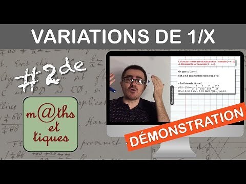 DEMONSTRATION: Variations of the inverse function x ↦ 1/x - Second