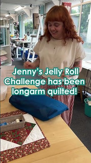 Jenny's Herringbone Pattern Jelly Roll Quilt