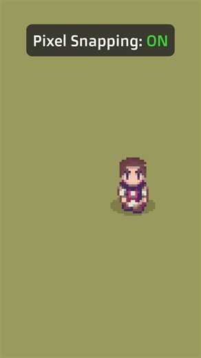 Pixel Snapping Sucks 😩 #gamedev #devlog #rpg