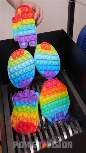 Shredding a Pop It: Fun Experiments and Tests