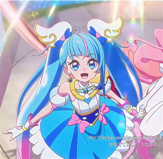 Precure All Stars F Ending 💙 #precureallstarsf #precure20th #hirogaruskyprecure #precureallstars