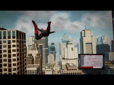The Amazing Spider-Man - Free-Roam Web Swinging Gameplay HD