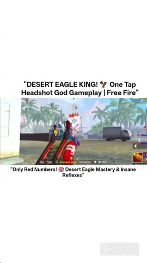 "Only Red Numbers! 🎯 Desert Eagle Mastery & Insane Reflexes"#shorts#freefire#old#viral‪@RaiStar‬