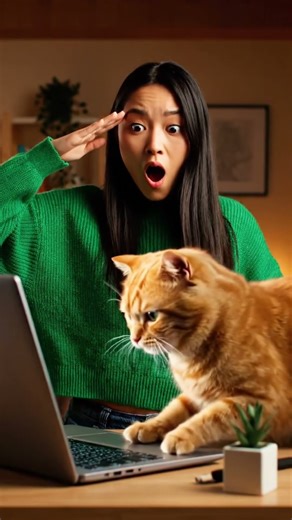POV: When your cat actually obeys 😳🐱💻 | Funniest AI Cat Moment Ever!