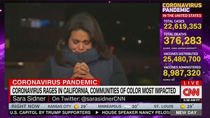 CNN Reporter Sara Sidner Breaks Down Crying in Emotional Report About Covid Funerals in Hospital Parking Lots