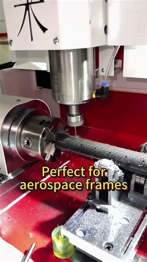 Multi Angle Drilling for Carbon Fiber Tubes #machine #factory #cnc #drilling #carbonfiber #tubes