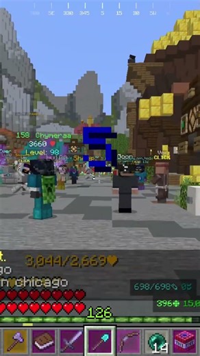 Happy New Year! (Hypixel SkyBlock Edition) #shorts #happynewyear #2026 #hypixel #skyblock
