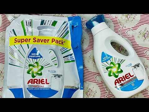 Ariel Liquid Detergent / Difference in Top Load or Front Load Washing Machine Detergent / How to use