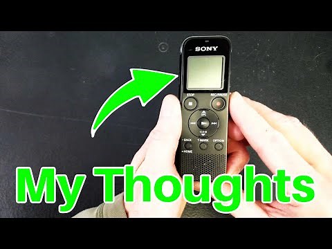 Sony ICD PX470 Voice Recorder Review