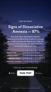 You might be carrying a trauma you don’t even realize. Take the Trauma Test to understand it – and learn how to heal ❤️‍🩹 | Build your resilience