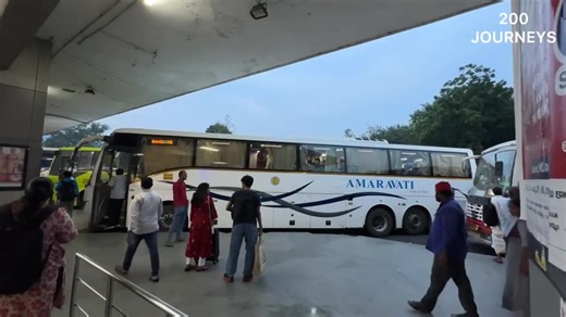 13 reactions | APSRTC Amaravati Volvo Bus Journey | 200Journeys | Facebook