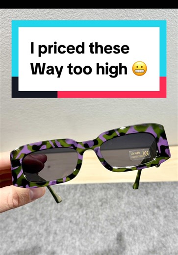 Packing a pair of green and purple camo sunglasses. #vinted #sale #hustle #businessowner #sunglasses