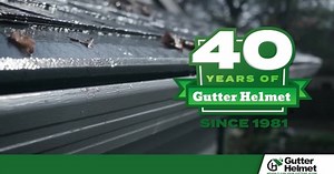 Install Gutter Helmet this fall