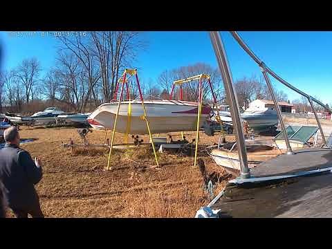 Lift and Flip Boat Work on Hull