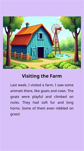 A Fun Day on the Farm: Exploring Animal Life