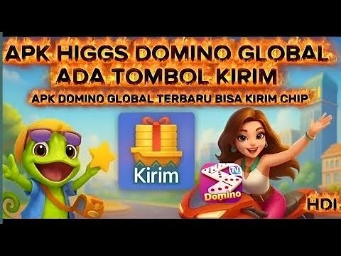 HIGGS DOMINO GLOBAL BISA KIRIM • APK HIGGS DOMINO GLOBAL ADA TOMBOL KIRIM