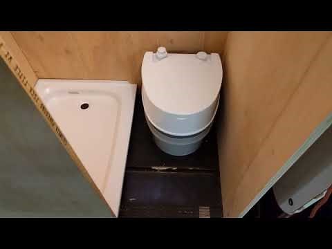 Shuttle bus rv conversion (Part 12) Building the bathroom,installing the shower