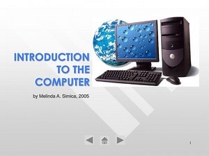 INTRODUCTION TO THE COMPUTER - SlideServe