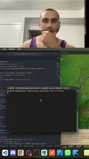 Coding Auto-Clicker in Runescape: The Ultimate Woodcutting Hack! #shorts