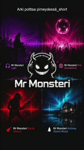 MrMonster - Arki polttaa pimeydessä