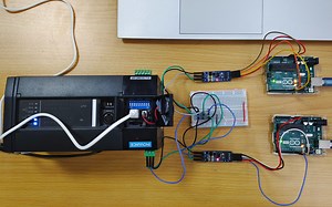 你知道Arduino如何和PLC通信吗？通过Modbus协议，PLC作为主站 与多个 Arduino UNO从站实现读写功能通讯。