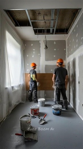 This BROKEN Office Turned Into a FUTURISTIC Cabin 😳#OfficeTransformation #BeforeAfter #LuxurySetup