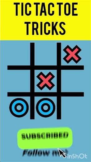 ✅Tricks to Win TIC TAC TOE #tictactoestrategies # tictactoegame #tictactoechallenge #tictactoe