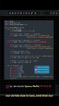 CNN Code Explained in 60 Seconds #ai #llm #technology