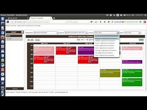 Class Scheduling System - Part 1: Displaying Schedule