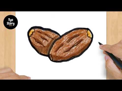 #889 How to Draw a Dates Fruit - Easy Drawing Tutorial