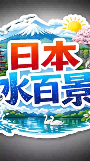 日本水百景 🕹️奥入瀬渓流 稚内大沼 千歳川