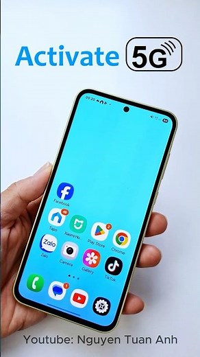 How to activate 5G on android