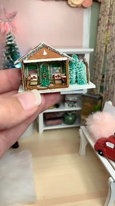 Micro gingerbread kit from @true2scale was challenging-but in the best way! Love the final results 🎄🎅🏼🥰 #miniatures #dollhouseminiatures #christmasminiatures | Kayteekays.minis
