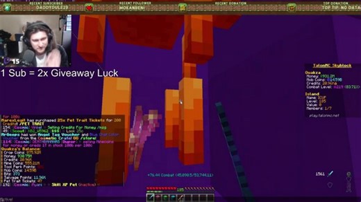 best skyblock server just released TalonMC !discord !ip !donate