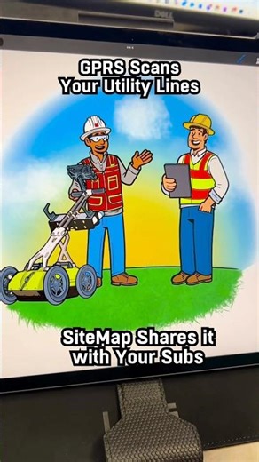 GPRS creates peace of mind on your job site #shorts #satisfying #construction