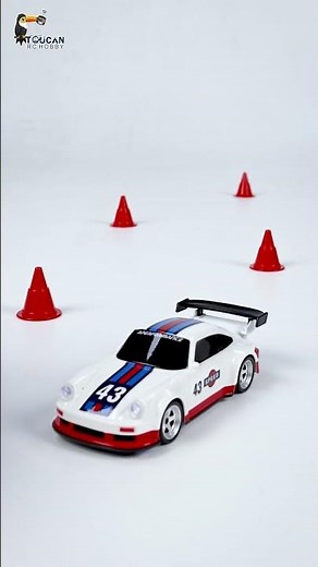 MINI 1/43 RC DRIFT CAR IN ACTION! 4WD SPEED & HANDLING DEMO!