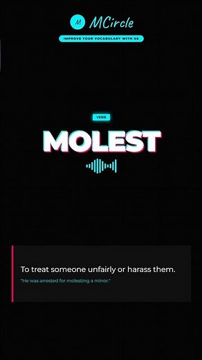 Learn English: What is Molest? | Vocabulary Shorts