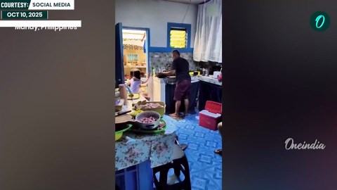 Philippines Earthquake RAW Video: Terrifying Footage Shows Workers Trapped, Kids Crying in Panic