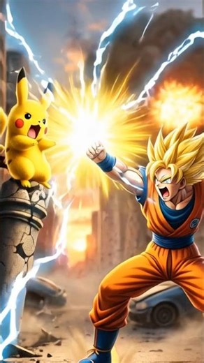 ​⚡ THE ULTIMATE CROSSOVER: Pikachu vs. Son Goku! ⚡​