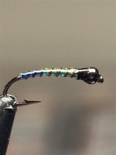 Leurre de pêche à la mouche chromie chironomid, guirlande lumineuse opale, fil rouge - Etsy France