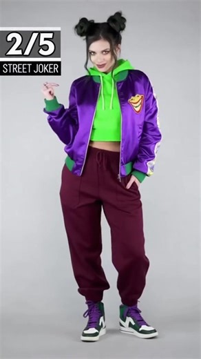 joker costume female outfit